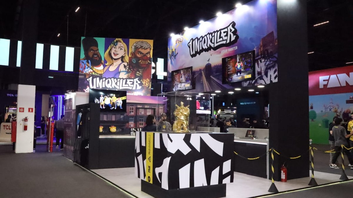 Estande da UniqKiller Estande da UniqKiller