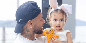 Em meio à polêmica, Neymar comemora aniversário da filha Helena