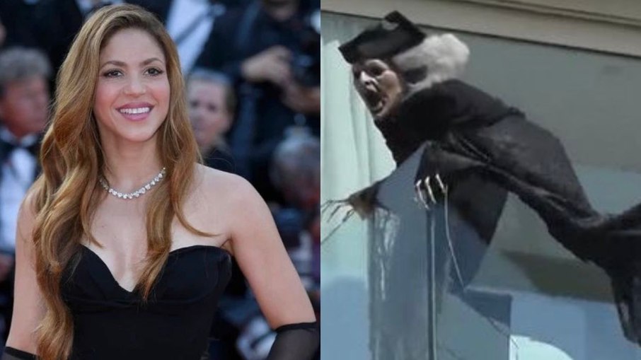   Shakira zomba de sogra mais uma vez com bruxa na varanda 