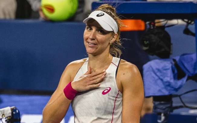 Tenista brasileira Bia Haddad Maia no US Open 2025 Tenista brasileira Bia Haddad Maia no US Open 2025