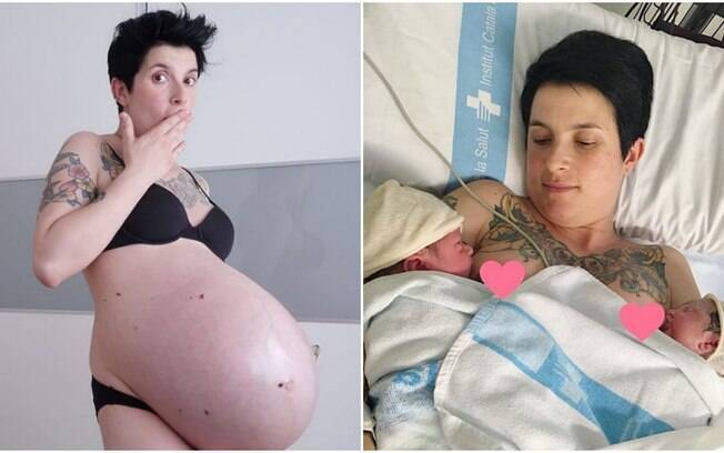Laura compartilhou a gravidez dos gêmeos no Instagram, e agora desabafa sobre inseguranças e sua barriga pós-parto