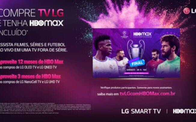 Assista a transmissão ao vivo da final da Champions League na HBO Max em uma TV LG