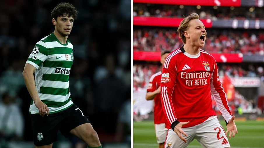 O Sporting é o líder do Campeonato Português, enquanto o Benfica vem logo atrás, na terceira posição