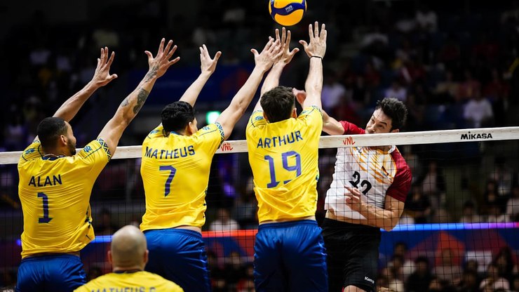 Brasil conhece adversário na semifinal da VNL na China
