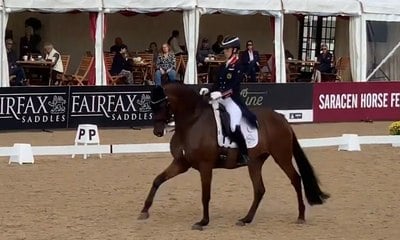 Vídeo mostra campeã olímpica chicoteando cavalo em treino