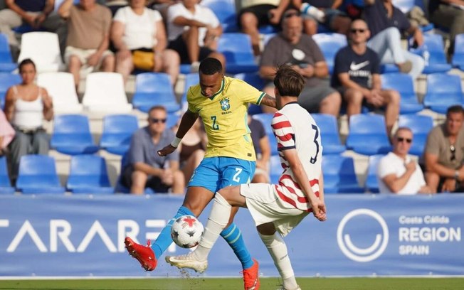 Brasil e EUA fizeram um amistoso com poucas chances de gol