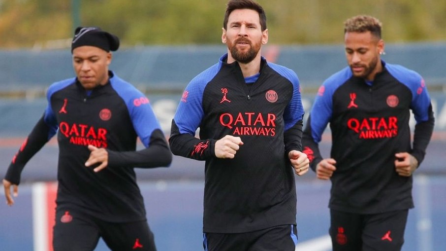 Messi, Neymar e Mbappé