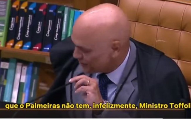 Alexandre de Moraes, Ministro do STF, diz que Palmeiras não tem