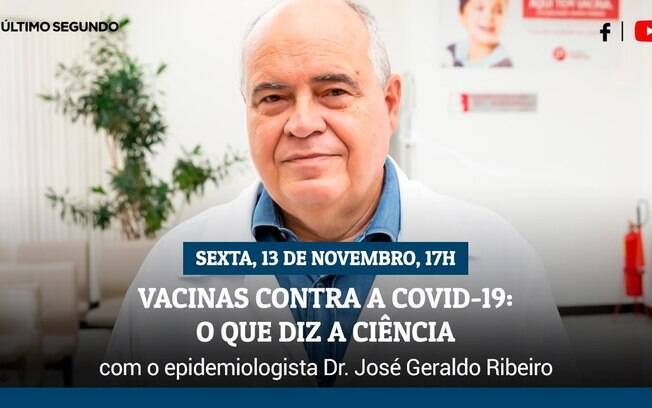 Live com especialista vai abordar o andamento das vacinas contra a Covid-19 Live com especialista vai abordar o andamento das vacinas contra a Covid-19