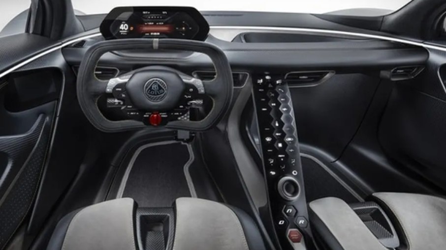 Interior do Lotus Evija
