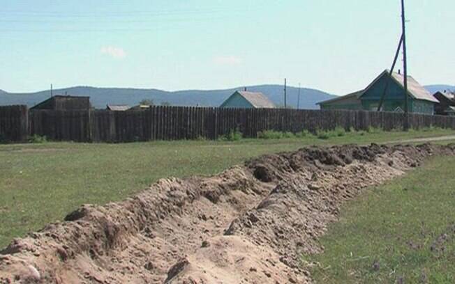 Fosso foi escavado ao redor dos limites do município, localizado na Sibéria