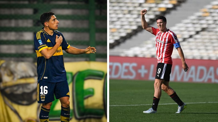 Miguel Merentiel é a principal referência ofensiva do Boca, enquanto Guido Carrillo deve comandar o ataque do Estudiantes