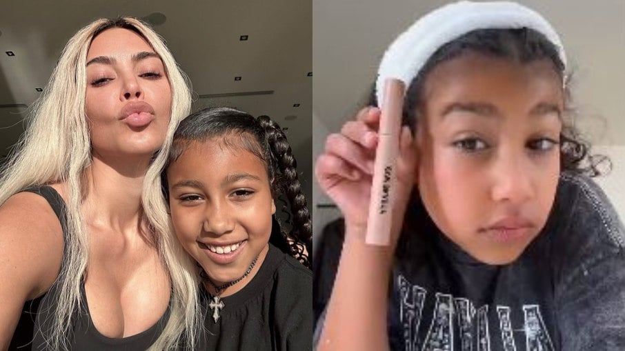 Filha de Kim Kardashian planeja lançar marca de cosméticos