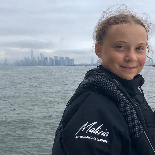 Greta Thunberg no veleiro