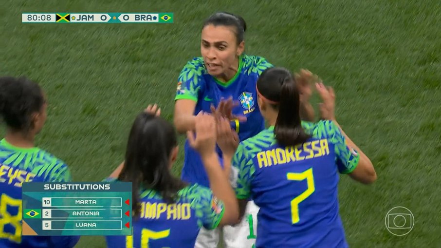 Marta jogou pela última vez em uma Copa