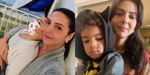 Apresentadora da Globo registra momento comovente com filho