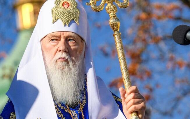 Patriarca Filaret é líder da Igreja Ortodoxa Ucraniana do Patriarcado de Kiev