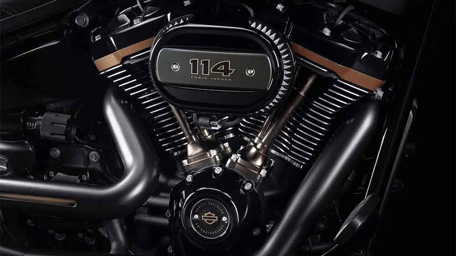 Motor V-Twin 114, que equipa a Fat Boy de topo Motor V-Twin 114, que equipa a Fat Boy de topo