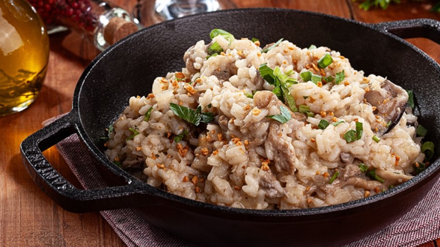 Risoto de cogumelos