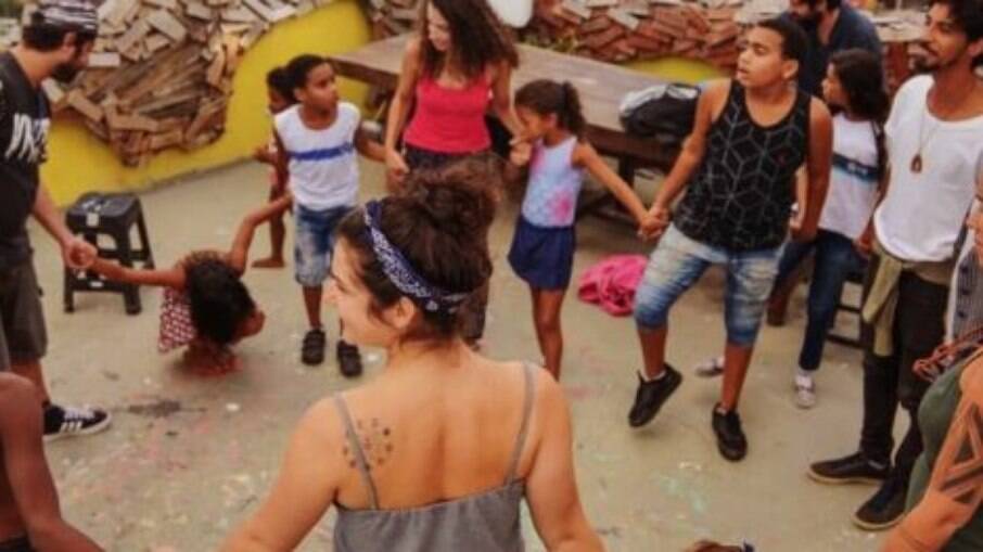 Atividade de Entre o Céu e a Favela na Casa Amarela no Morro da Providência em 2019
