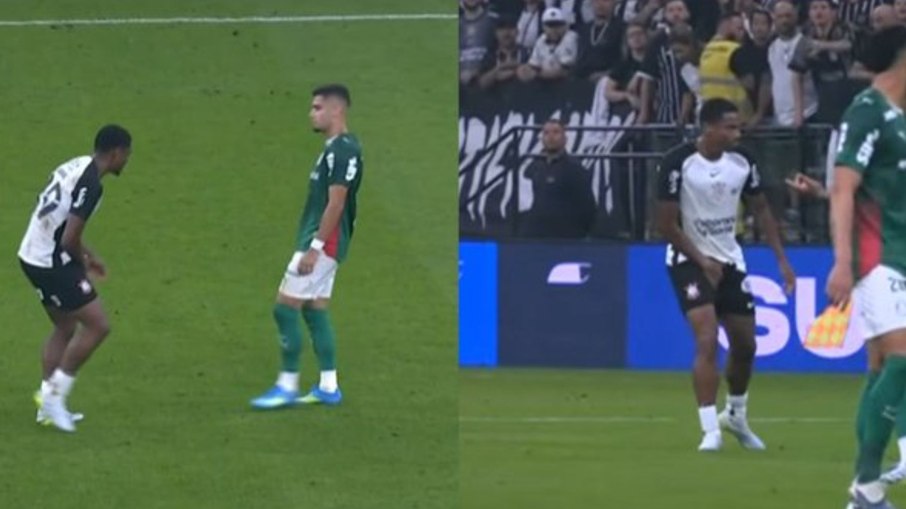 André, meia do Corinthians, foi expulso contra o Palmeiras