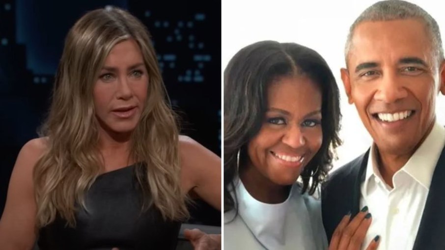 Jennifer Aniston e família Obama