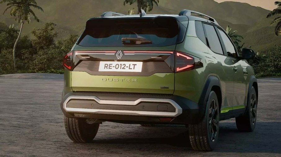 Visual da traseira do Renault Duster 2027