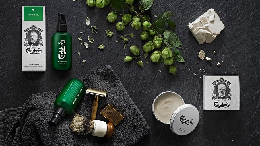 Carlsberg: produtos para barba Carlsberg: produtos para barba