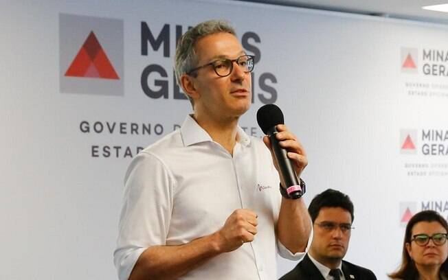 Romeu Zema (Novo), governador de Minas Gerais, um dos estados que se afunda na crise