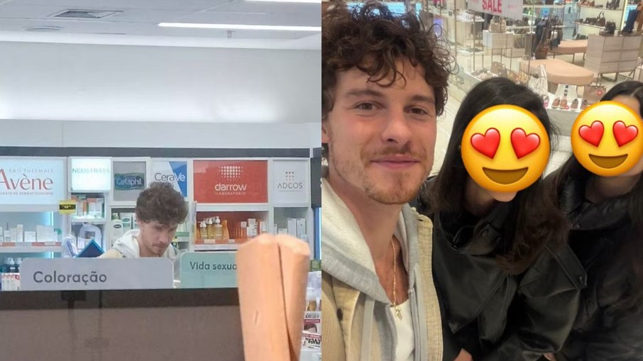 Shawn Mendes tira foto com fãs em São Paulo