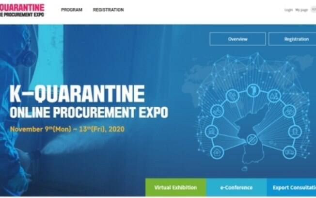Exposição On-line de Contratação K-Quarantine acontecerá de 9 a 13 de novembro