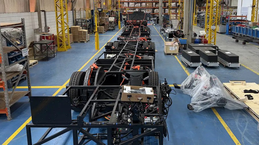 Fábrica de ônibus elétricos BYD em Campinas-SP Fábrica de ônibus elétricos BYD em Campinas-SP