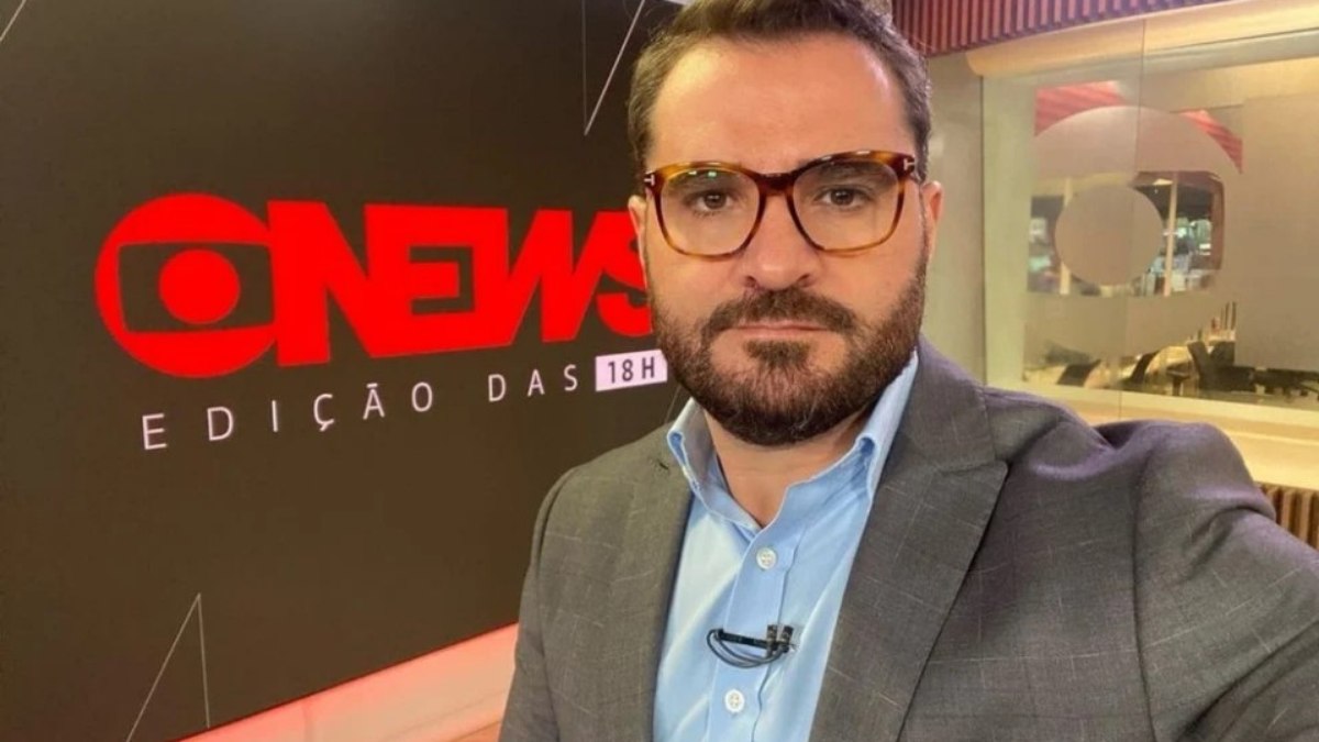 Apresentador da GloboNews Marcelo Cosme