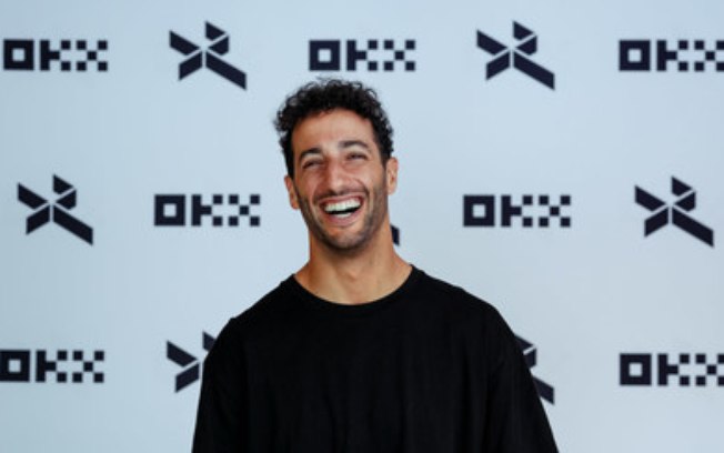 Astro da F1 Daniel Ricciardo forma parceria com a exchange de criptomoedas OKX