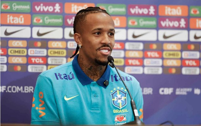 Militão durante a coletiva