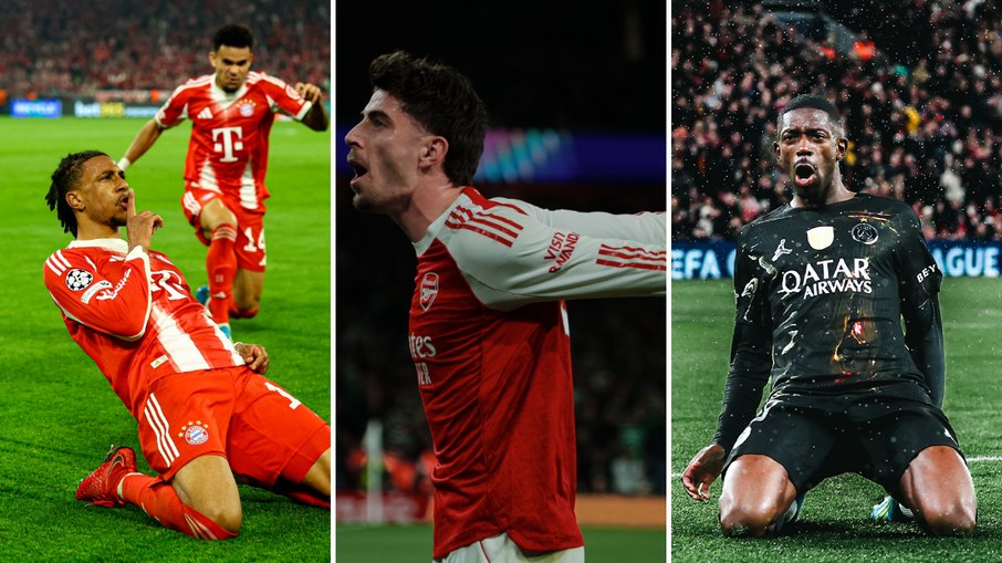 Bayern, Arsenal e PSG são os favoritos ao título da Champions League