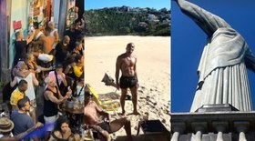 Praia e Cristo: veja as férias dos dançarinos de Madonna