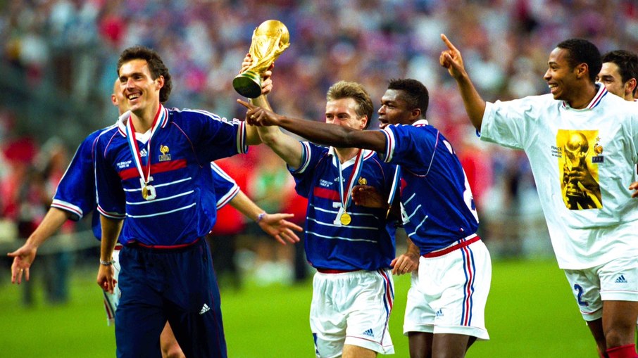 França conquistou o título da Copa do Mundo de 1998 sobre o Brasil