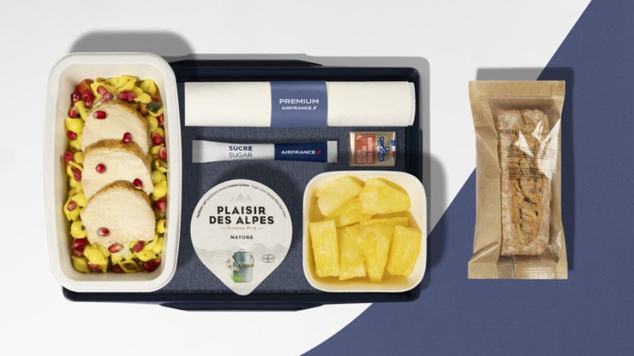 Novas opções de comida da Air France Novas opções de comida da Air France