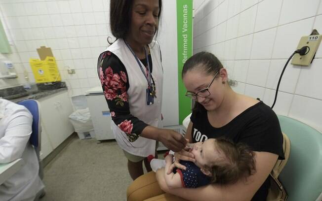 Campanha de vacinação contra o Sarampo segue de acordo com a situação da carteira de vacinação.