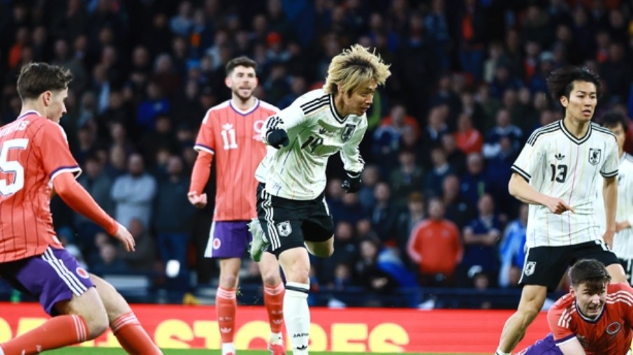 Japão vence Escócia em amistoso preparatório para a Copa do Mundo de 2026