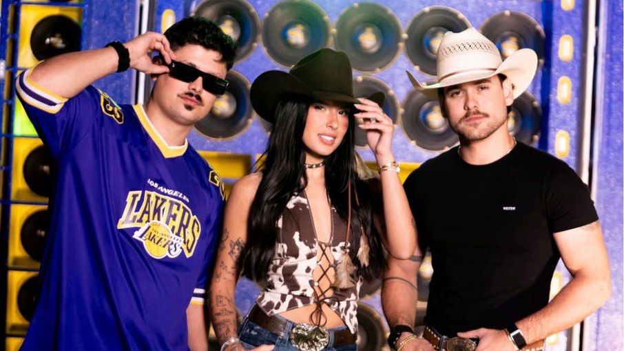 DJ BOSS, Ana Castela e César Rincon DJ BOSS, Ana Castela e César Rincon