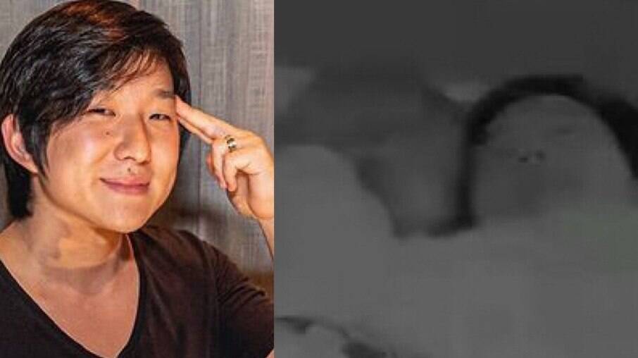 Chamada de Ilha Record mostra Pyong Lee na cama com mulher