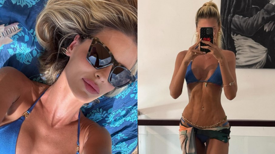 Yasmin Brunet posta foto aproveitando praia