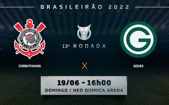 Corinthians x Goiás: prováveis times, desfalques e onde assistir