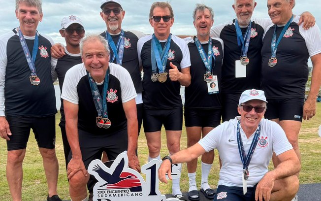 Corinthians conquista tricampeonato sul-americano de remo