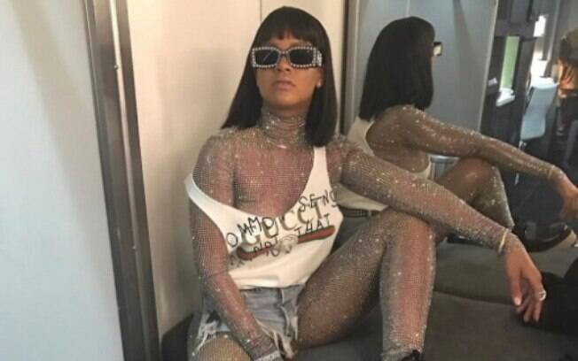 Rihanna não se deu muito bem no festival de música Coachella e acabou se perdendo
