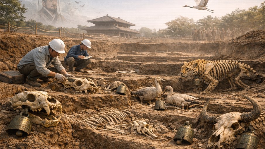 Vestígios revelam antigo “zoológico” da dinastia Shang na China Vestígios revelam antigo “zoológico” da dinastia Shang na China