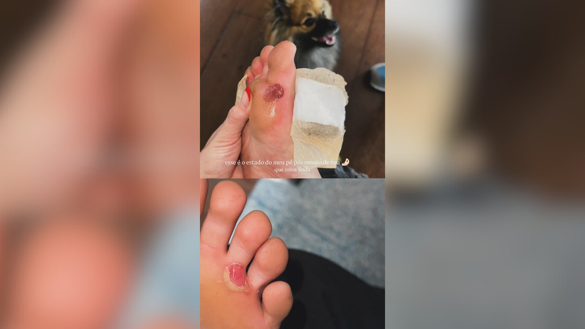 Bruna Griphao mostra resultado do ensaio de rua do Salgueiro