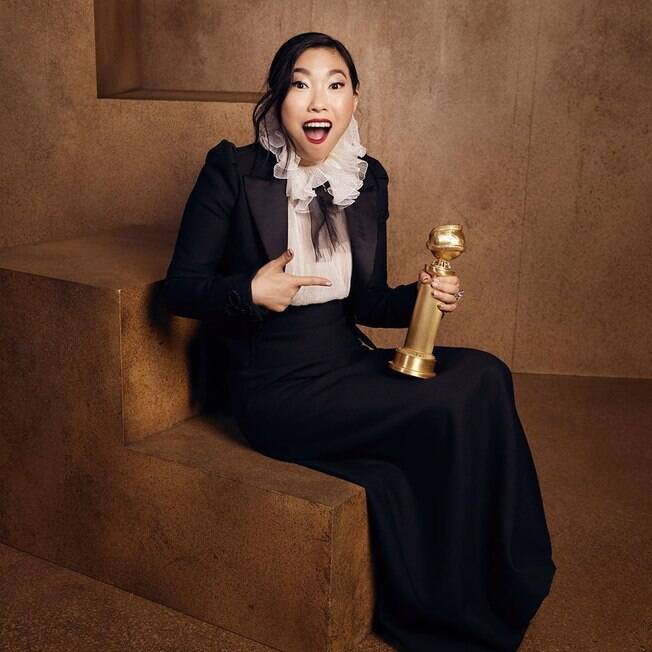 Awkwafina venceu a categoria de Melhor atriz de comédia ou musical